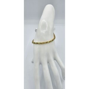 Oshena Radiance Tennis Bracelet Womens OS Green Baguette Crystal Gold Tone